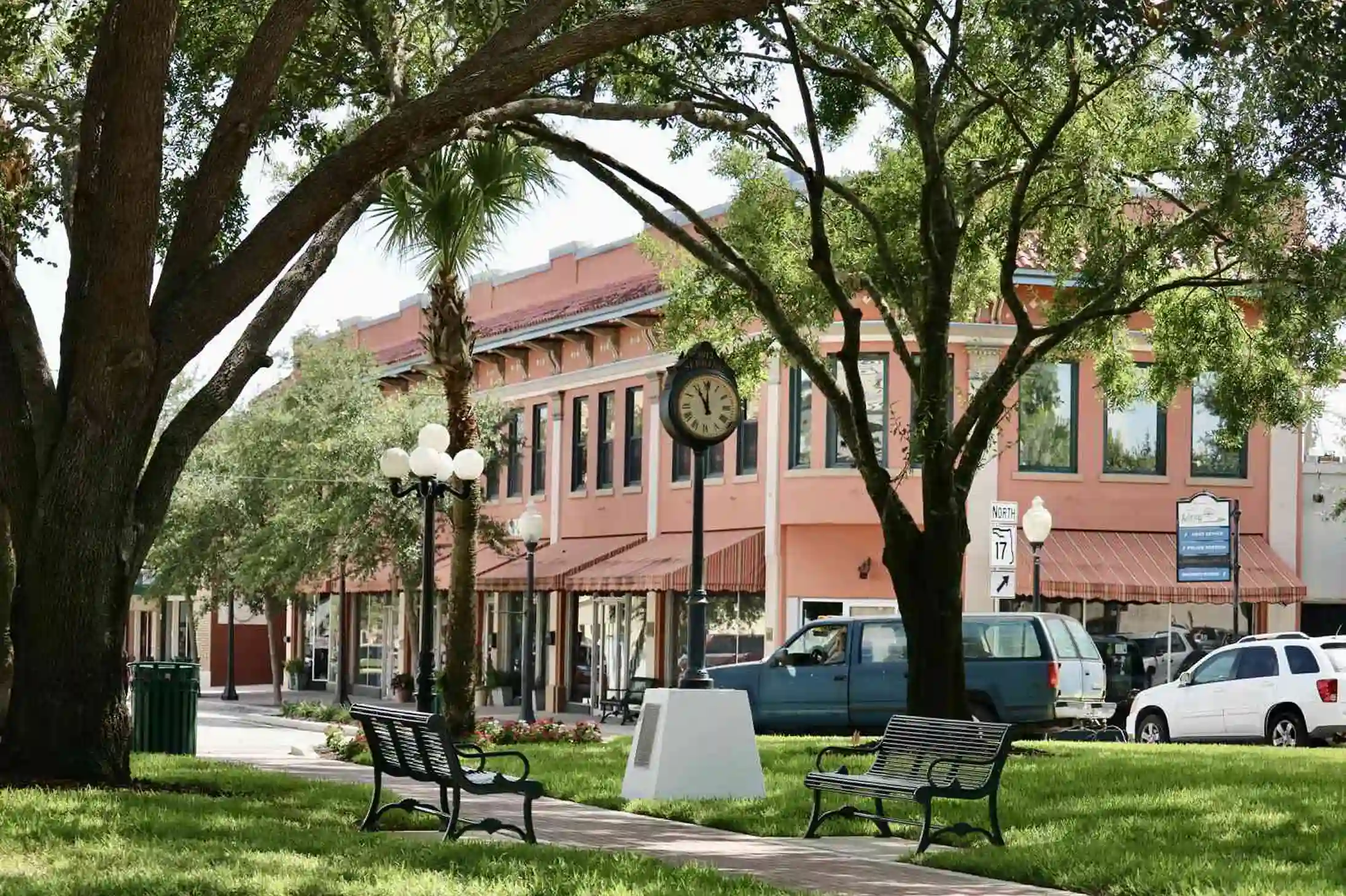 Couple using laptop outdoors